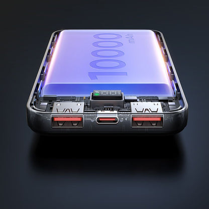 Externá batéria McDodo MC-4220, 10000mAh, 22.5W, QC + PD, 2 x USB-A - 1 x USB-C, Čierna