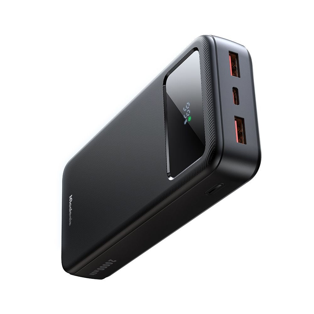 Externá batéria McDodo MC-4230, 20000mAh, 22.5W, QC + PD, 2 x USB-A - 1 x USB-C, Čierna
