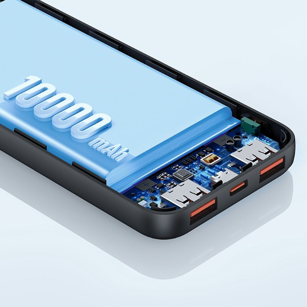 Externá batéria McDodo MC-4631 Online, 10000mAh, 10W, 2 x USB-A - 1 x USB-C, Čierna