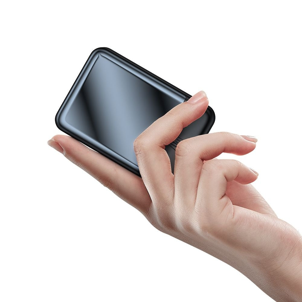 Bezdrôtová externá batéria McDodo MC-5021 Ambilight, 20000mAh, 20W, PD + FQI, 1 x QI - 1 x USB-C, Čierna