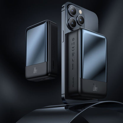 Bezdrôtová externá batéria McDodo MC-5021 Ambilight, 20000mAh, 20W, PD + FQI, 1 x QI - 1 x USB-C, Čierna