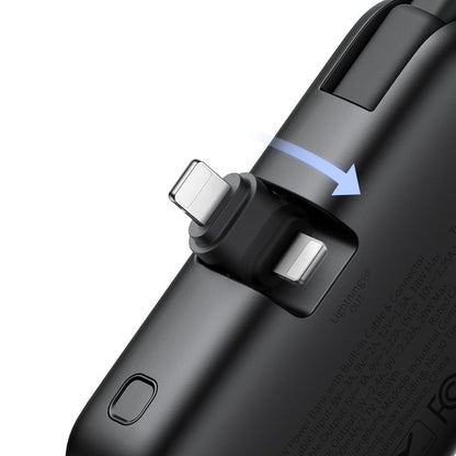 Externá batéria McDodo MC-7800 Freekit, 5000mAh, 22.5W, PD, 1 x Lightning - 2 x USB-C, Čierna