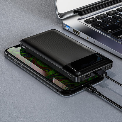 Externá batéria HOCO J72, 10000mAh, 10W, 2 x USB-A, čierna