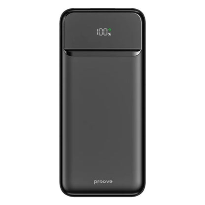 Externá batéria Proove Illuminator 2, 10000mAh, 22.5W, QC + PD, 2 x USB-A - 1 x USB-C, Čierna PBIP10212201