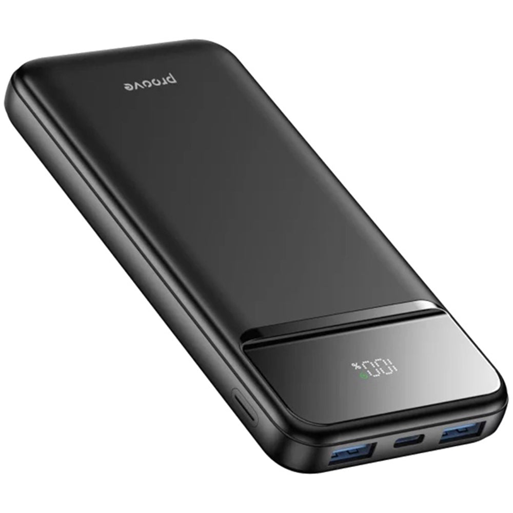 Externá batéria Proove Illuminator 2, 10000mAh, 22.5W, QC + PD, 2 x USB-A - 1 x USB-C, Čierna PBIP10212201