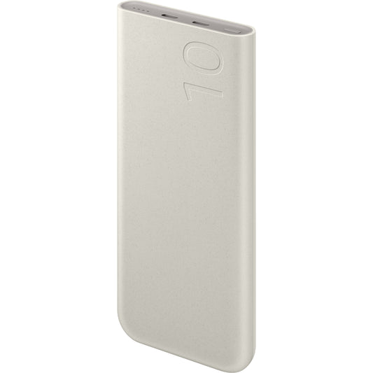 Externá batéria Samsung, 10000mAh, 25W, PD, 2 x USB-C, Béžová, Znovu zabalená EB-P3400XUEGEU