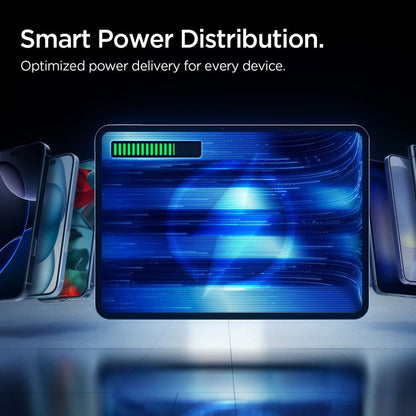 Externá batéria Spigen Essential, 10000mAh, 22.5W, QC + PD, 1 x USB-A - 2 x USB-C, Čierna