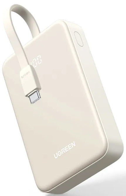 Externá batéria UGREEN PB521, 20000mAh, 30W, QC + PD, 1 x USB-A - 2 x USB-C, Biela