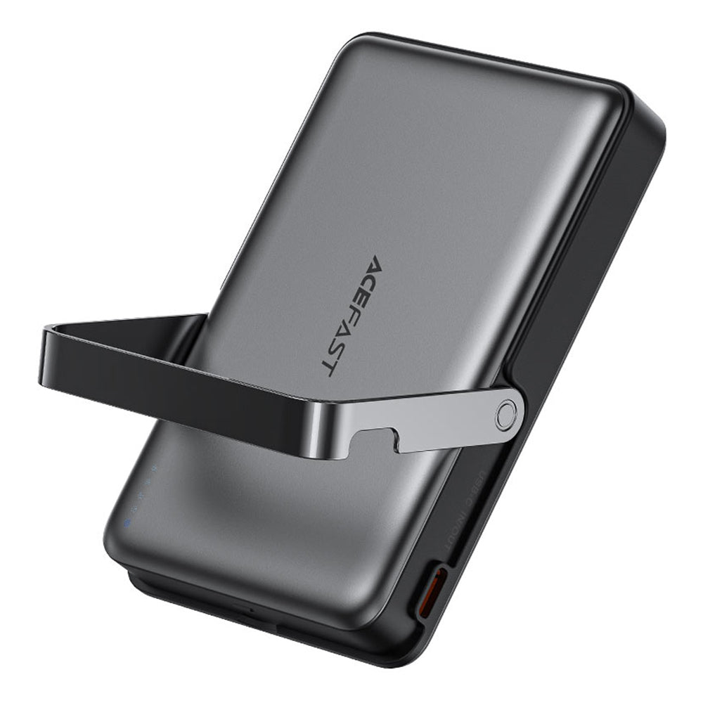 Bezdrôtová externá batéria Acefast M17, 10000mAh, 22.5W, PD + FQI, 1 x QI - 1 x USB-C, čierna