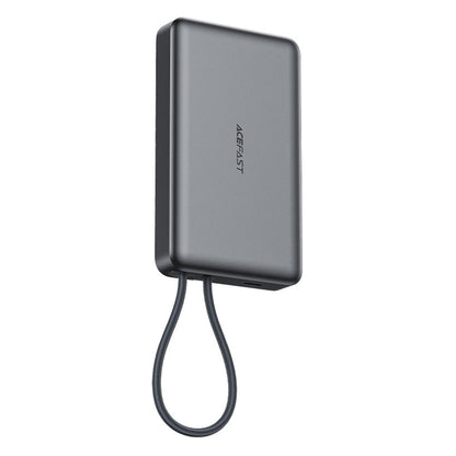 Bezdrôtová externá batéria Acefast M18, 10000mAh, 22.5W, PD + FQI, 1 x QI - 2 x USB-C, Čierna