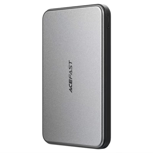 Externá bezdrôtová batéria Acefast M30, 5000mAh, 20W, PD + FQI, 1 x QI - 2 x USB-C, Čierna