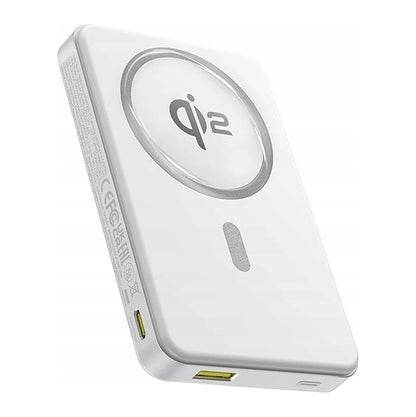 Externá bezdrôtová batéria Baseus Airpow2 Qi2, 10000mAh, 22.5W, QC + PD + FQI, 1 x QI - 1 x USB-A - 1 x USB-C, Biela P10080000213-00