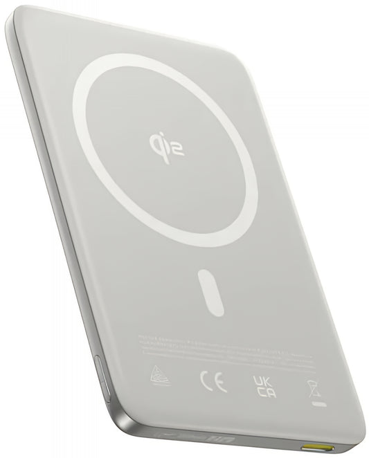 Externá bezdrôtová batéria Baseus PicoGo AM41, 10000mAh, 27W, PD + FQI, 1 x QI - 1 x USB-C, Béžová E0027203