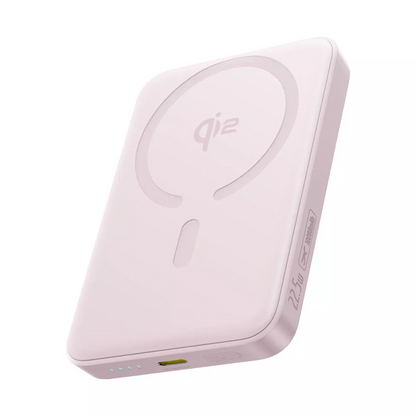 Externá bezdrôtová batéria Baseus Enerfill FM12, 10000mAh, 22.5W, PD + FQI, 1 x QI - 1 x USB-C, Ružová E0028502