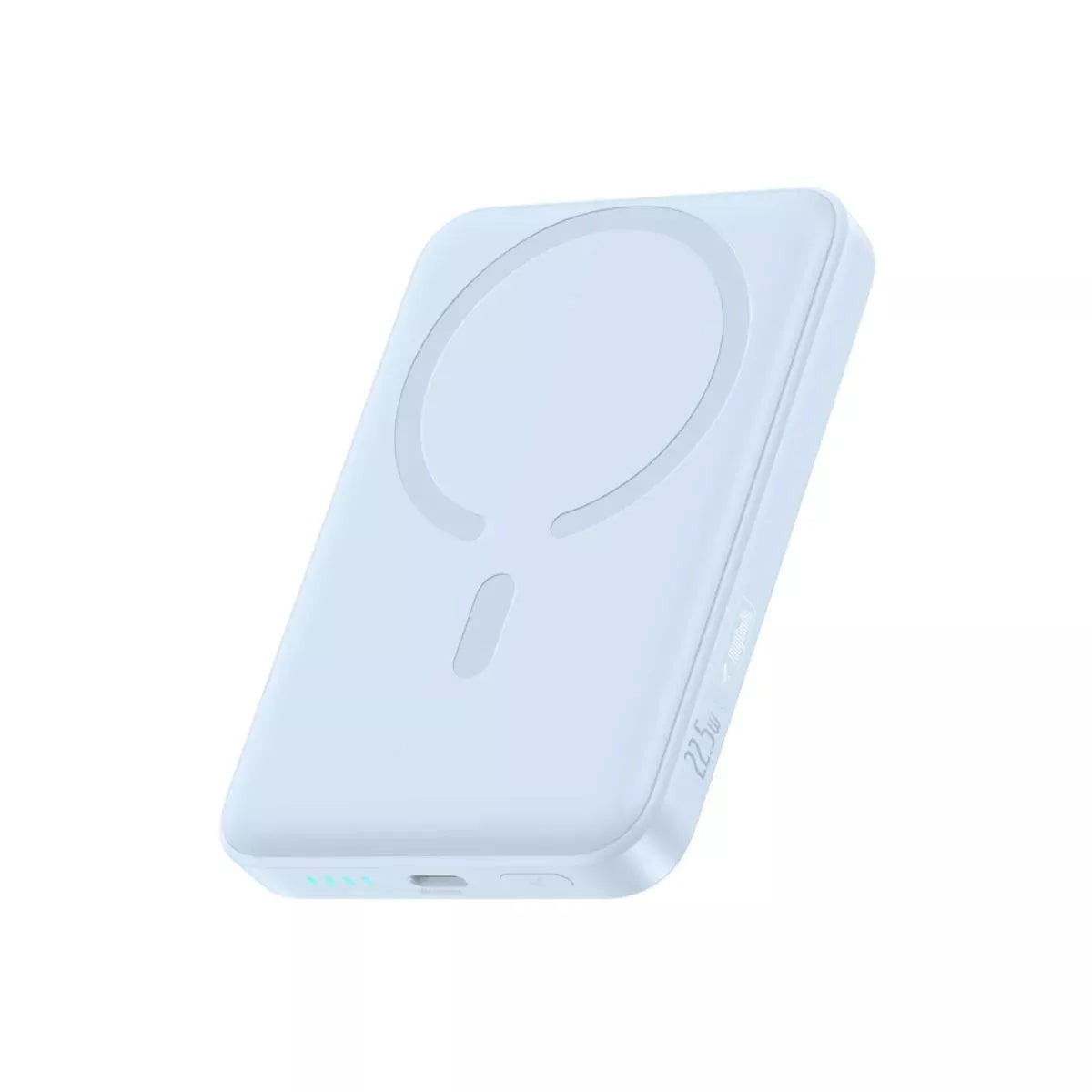 Bezdrôtová externá batéria Baseus EnerFill FM11 Ultra-Mini, 10000mAh, 22,5W, PD + FQI, 1 x QI - 1 x USB-C, modrá P1008210E313-00