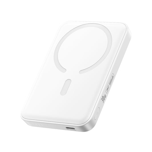 Bezdrôtová externá batéria Baseus EnerFill FM11, 10000mAh, 30W, PD + FQI, 1 x QI - 1 x USB-C, biela