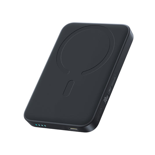 Bezdrôtová externá batéria Baseus EnerFill FM11, 10000mAh, 30W, PD + FQI, 1 x QI - 1 x USB-C, čierna
