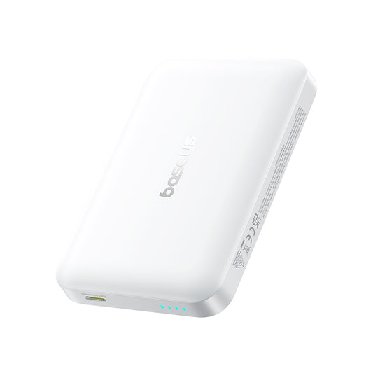Bezdrôtová externá batéria Baseus EnerFill FM11, 10000mAh, 30W, PD + FQI, 1 x QI - 1 x USB-C, biela