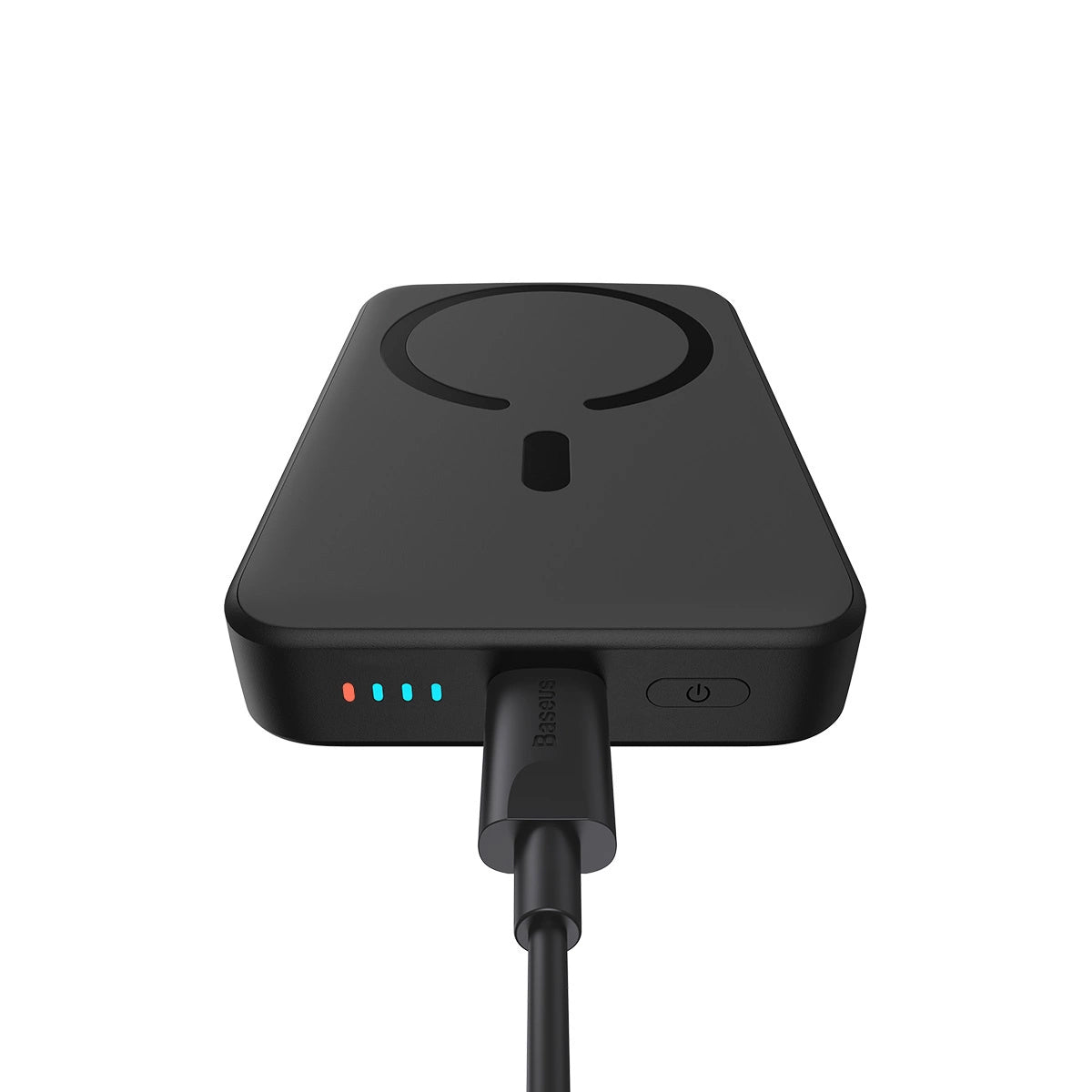 Externá bezdrôtová batéria Baseus Magnetic Mini, 10000mAh, 20W, PD + FQI, 1 x QI - 1 x USB-C, čierna PPCX070001