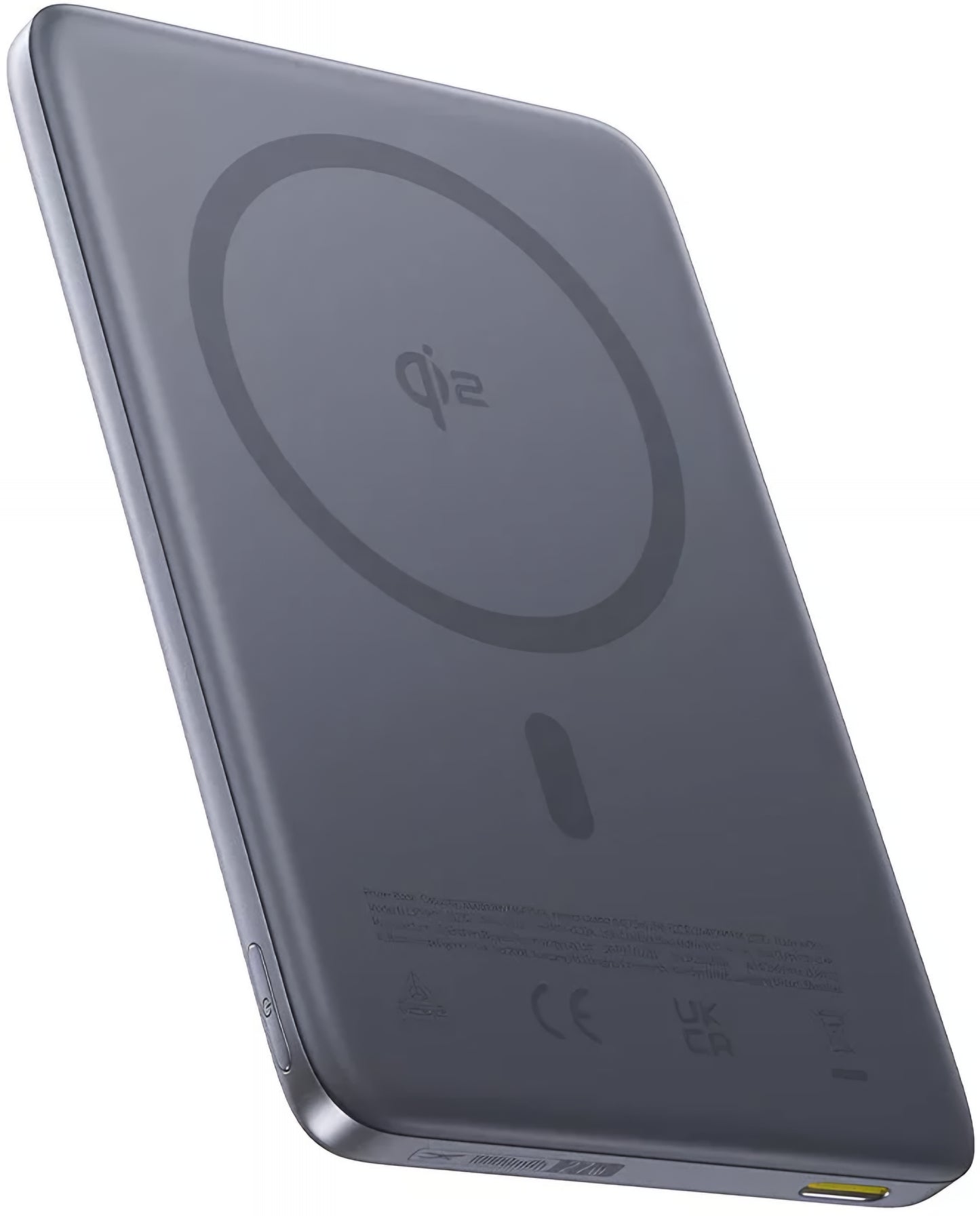 Externá bezdrôtová batéria Baseus PicoGo AM41, 10000mAh, 27W, PD + FQI, 1 x QI - 1 x USB-C, Sivá E0027200