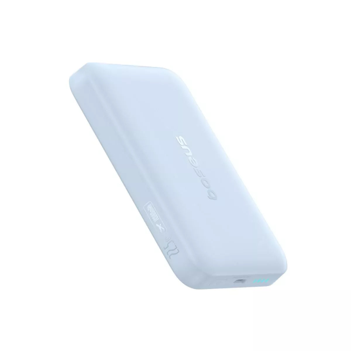 Bezdrôtová externá batéria Baseus EnerFill FM11 Ultra-Mini, 10000mAh, 22,5W, PD + FQI, 1 x QI - 1 x USB-C, modrá P1008210E313-00