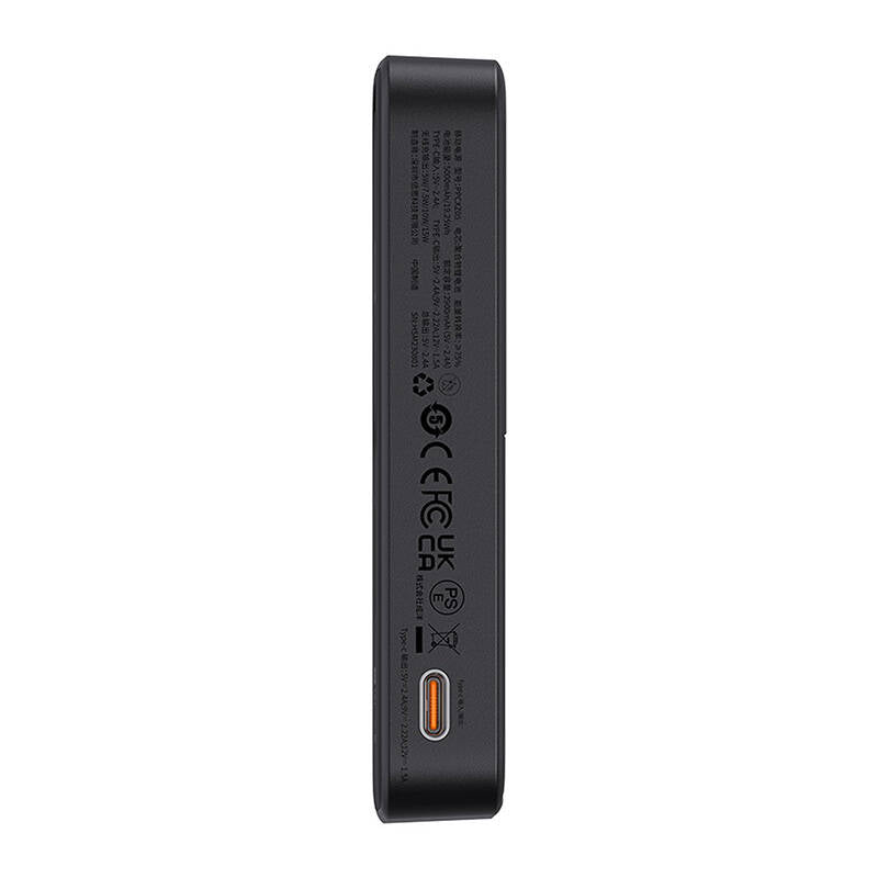 Externá bezdrôtová batéria Baseus MagPro PPCXZ05, 5000mAh, 20W, PD + FQI, 1 x QI - 1 x USB-C, Čierna P10064101123-00
