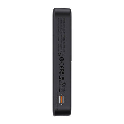Externá bezdrôtová batéria Baseus MagPro PPCXZ05, 5000mAh, 20W, PD + FQI, 1 x QI - 1 x USB-C, Čierna P10064101123-00