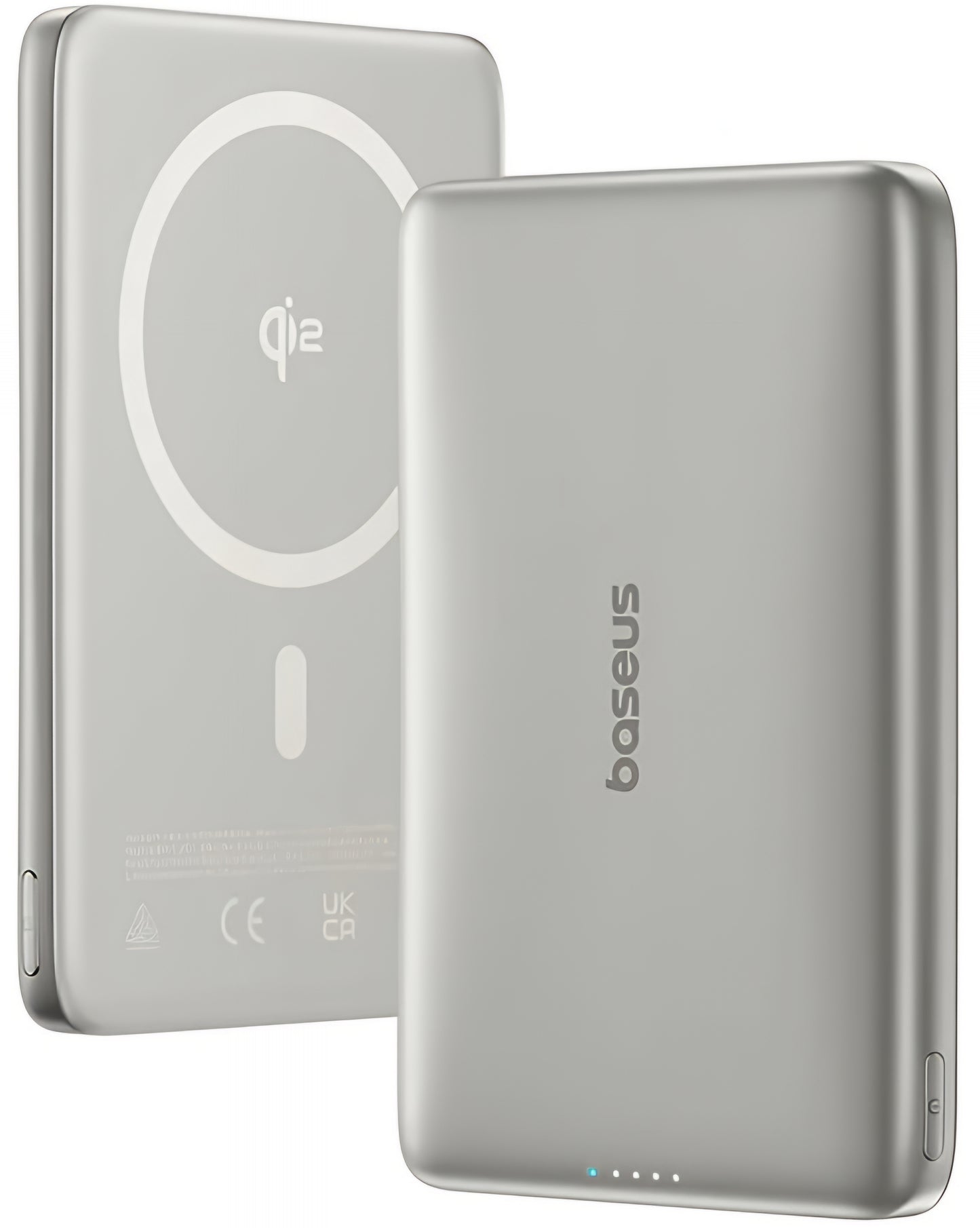 Externá bezdrôtová batéria Baseus PicoGo AM41, 10000mAh, 27W, PD + FQI, 1 x QI - 1 x USB-C, Béžová E0027203