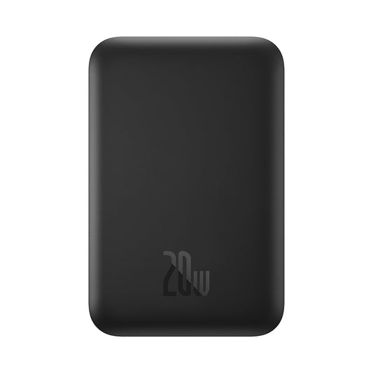 Externá bezdrôtová batéria Baseus Mini Air, 6000mAh, 20W, PD + FQI, 1 x QI - 1 x USB-C, Čierna P10059002113-00