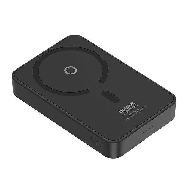 Externá bezdrôtová batéria Baseus MagPro PPCXZ05, 5000mAh, 20W, PD + FQI, 1 x QI - 1 x USB-C, Čierna P10064101123-00