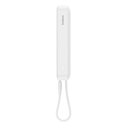Externá bezdrôtová batéria Baseus Magnetic Mini, 10000mAh, 30W, PD + FQI, 1 x QI - 2 x USB-C, biela P1002210B223-00