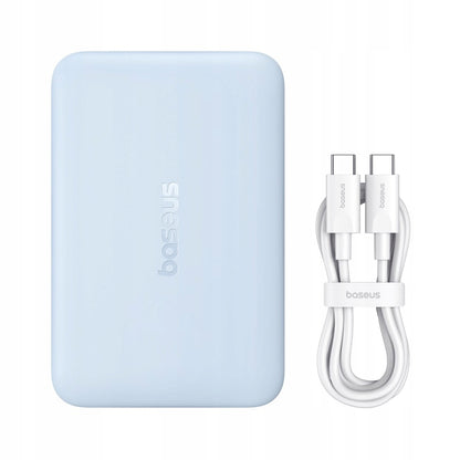 Bezdrôtová externá batéria Baseus EnerFill FM11 Ultra-Mini, 10000mAh, 22,5W, PD + FQI, 1 x QI - 1 x USB-C, modrá P1008210E313-00