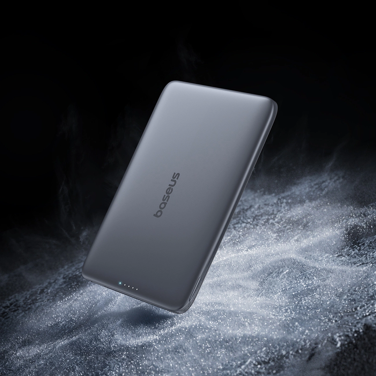 Externá bezdrôtová batéria Baseus PicoGo AM41, 5000mAh, 20W, PD + FQI, 1 x QI - 1 x USB-C, Čierna