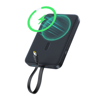 Bezdrôtová externá batéria Baseus EnerFill FM11, 10000 mAh, 30 W, PD + FQI, 1 × QI – 2 × USB-C, čierna E0028904