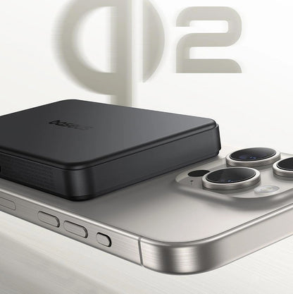 Externá bezdrôtová batéria Baseus Airpow2 Qi2, 10000mAh, 22.5W, QC + PD + FQI, 1 x QI - 1 x USB-A - 1 x USB-C, Čierna P10080000123-00