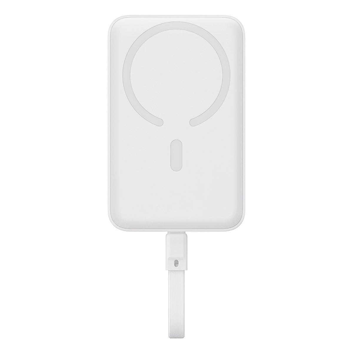 Externá bezdrôtová batéria Baseus Magnetic Mini, 10000mAh, 30W, PD + FQI, 1 x QI - 2 x USB-C, biela P1002210B223-00