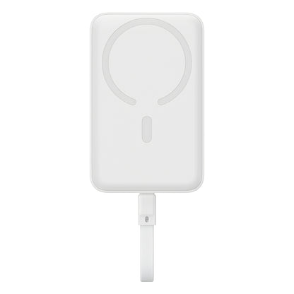 Externá bezdrôtová batéria Baseus Magnetic Mini, 10000mAh, 30W, PD + FQI, 1 x QI - 2 x USB-C, biela P1002210B223-00