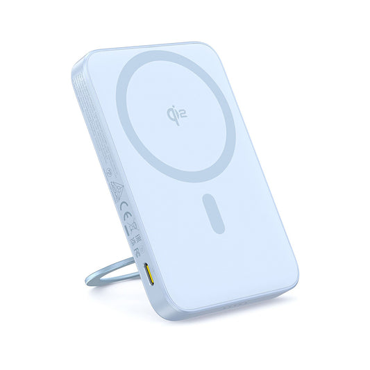 Externá bezdrôtová batéria Baseus PicoGo, 5000mAh, 20W, PD + FQI, 1 x QI - 1 x USB-C, Modrá P10076800313-00