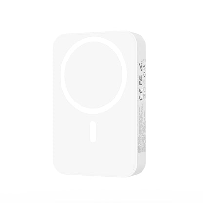 Wireless External Battery BWOO BO-P59, 10000mAh, 20W, PD + QI, 1 x QI - 1 x USB-C, White