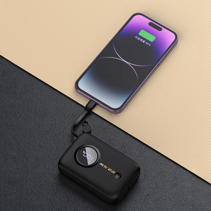 Externá batéria Dudao K14, 10000mAh, 22.5W, QC + PD, 1 x Lightning - 1 x USB-A - 2 x USB-C, Čierna