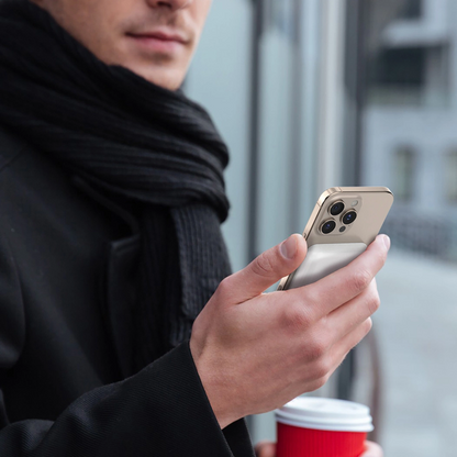 Externá bezdrôtová batéria Dudao K26s, 5000mAh, 20W, PD + FQI, 1 x QI - 1 x USB-C, Biela