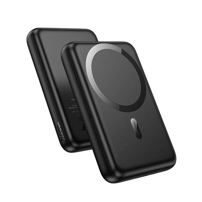 Externá bezdrôtová batéria HOCO J141, 10000mAh, 20W, PD + FQI, 1 x QI - 1 x USB-C, Čierna