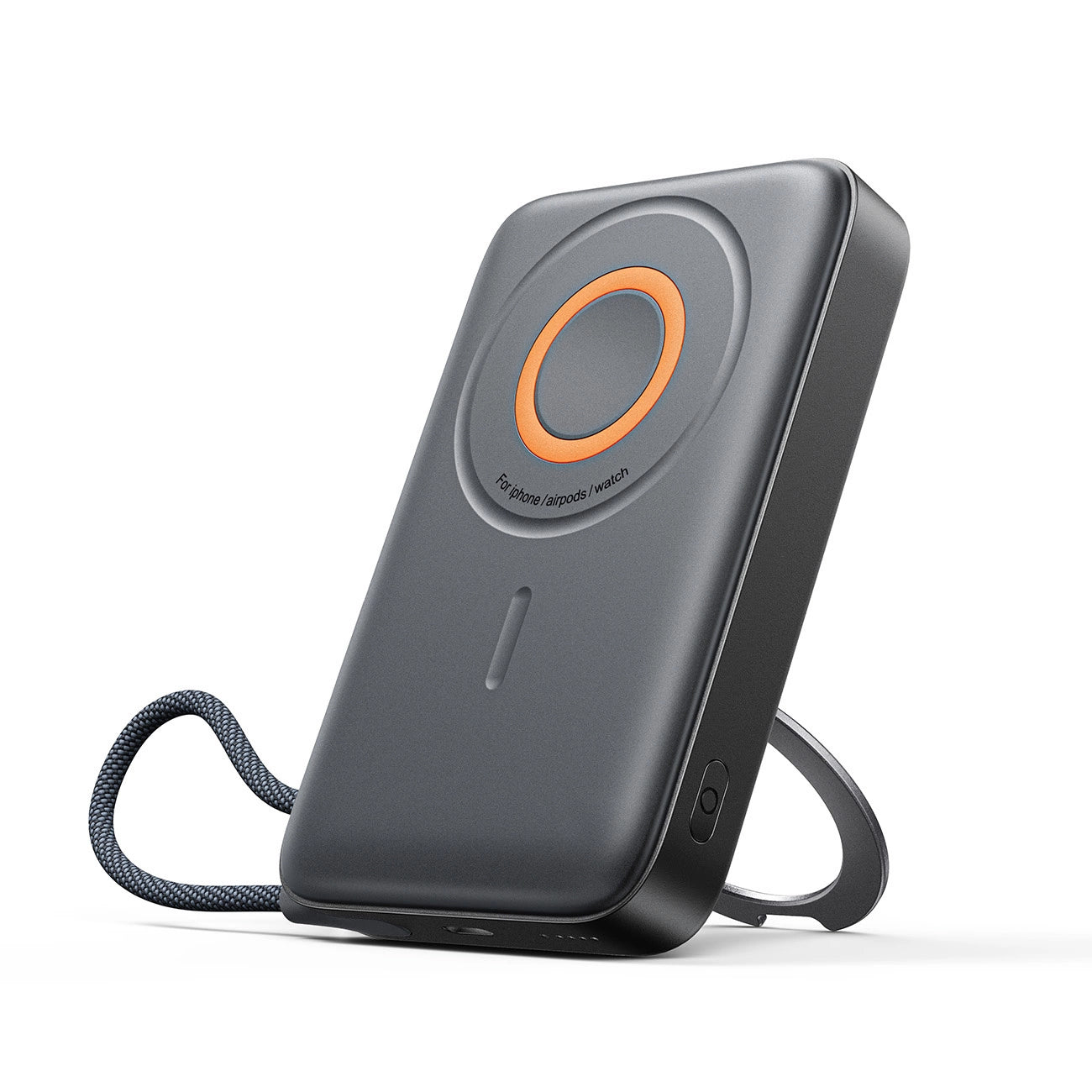 Externá bezdrôtová batéria Joyroom JR-PBM02, 10000mAh, 22.5W, PD + FQI, 1 x QI - 2 x USB-C, Čierna