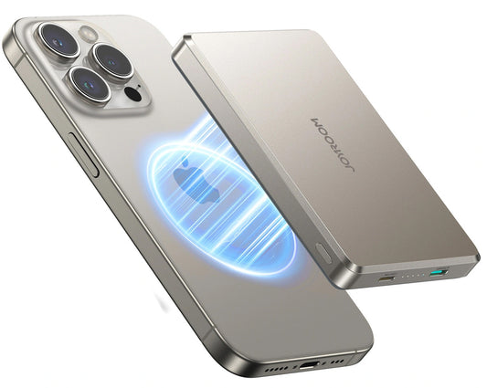 Bezdrôtová externá batéria Joyroom JR-PBM08 Pro, 10000mAh, 22,5W, PD + FQI, 1 x QI - 2 x USB-C, Béžová