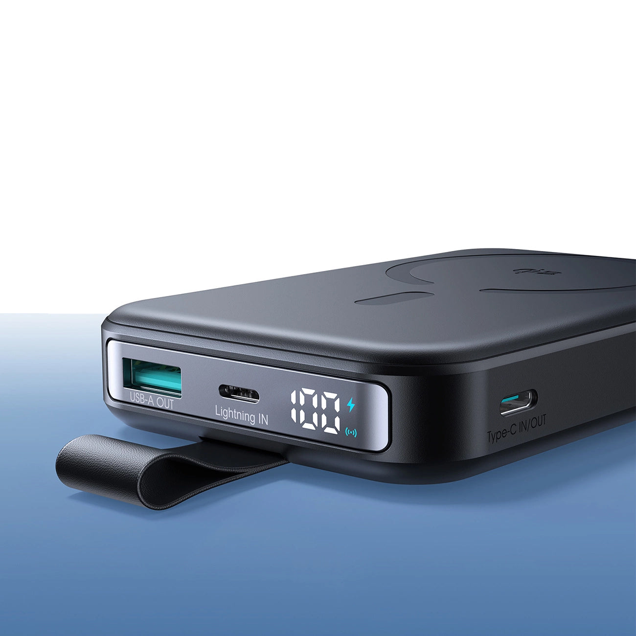 Externá bezdrôtová batéria Joyroom JR-PBM11, 10000mAh, 22.5W, QC + PD + FQI, 1 x QI - 1 x USB-A - 1 x USB-C, Čierna