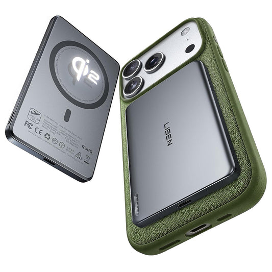 Bezdrôtová externá batéria Lisen L601 Pro, 5000mAh, 22,5W, PD + FQI, 1 x QI - 1 x USB-C, sivá YL0325090011