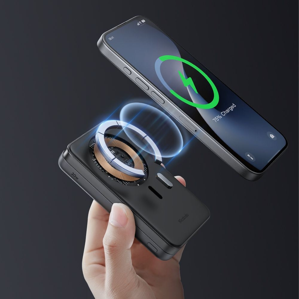 Externá bezdrôtová batéria McDodo MC-6310 2v1, 10000mAh, 20W, PD + FQI, 1 x USB-C, čierna