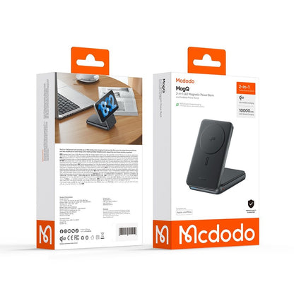Externá bezdrôtová batéria McDodo MC-6310 2v1, 10000mAh, 20W, PD + FQI, 1 x USB-C, čierna