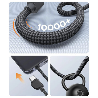 Bezdrôtová externá batéria UGREEN PB570 (75982B), 10 000 mAh, 30 W, PD + FQI, 1 × QI – 2 × USB-C, sivá