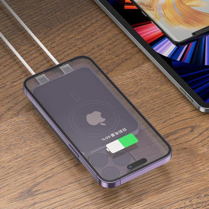 Externá bezdrôtová batéria Proove Hoodman, 10000mAh, 20W, PD + FQI, 1 x QI - 1 x USB-C, Sivá PBH120010003